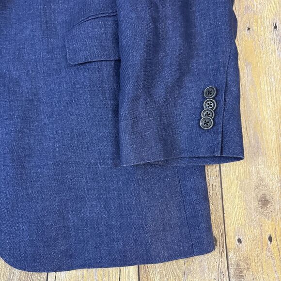 Hart Schaffner Marx Unstructured Blazer Linen Cotton Blend 42R - Picture 6 of 9